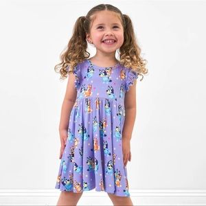 Little Sleepies Bluey Flutter Twirl Dress NWT